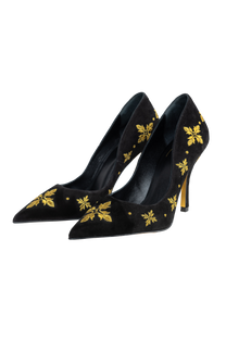 Chaussures Mejboude En Noir par Manaf Vaaguadi – Artisanat Algérien Réinventé
